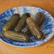 171201-pickles-in-a-blue-and-white-plate