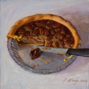 190306-pecan-pie-food-painting-still-life-8x8