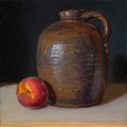 211040-a-ceramic-pot-and-a-peach-8x8