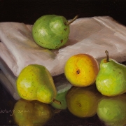 211219-pears-on-a-piece-of-folding-cloth-10x8