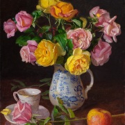 220729-roses-with-apples-and-a-tea-cup-14x18