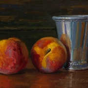 230913-two-peaches-and-a-metal-cup-8x6