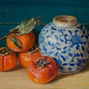 240225-persimmons-blue-white-ceramic-pot10x8