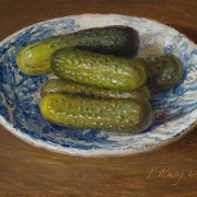 240804-pickled-cucumbers-on-a-saucer-7x5