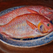 250410-fish-on-a-bule-and-white-plate-commisson-8x6
